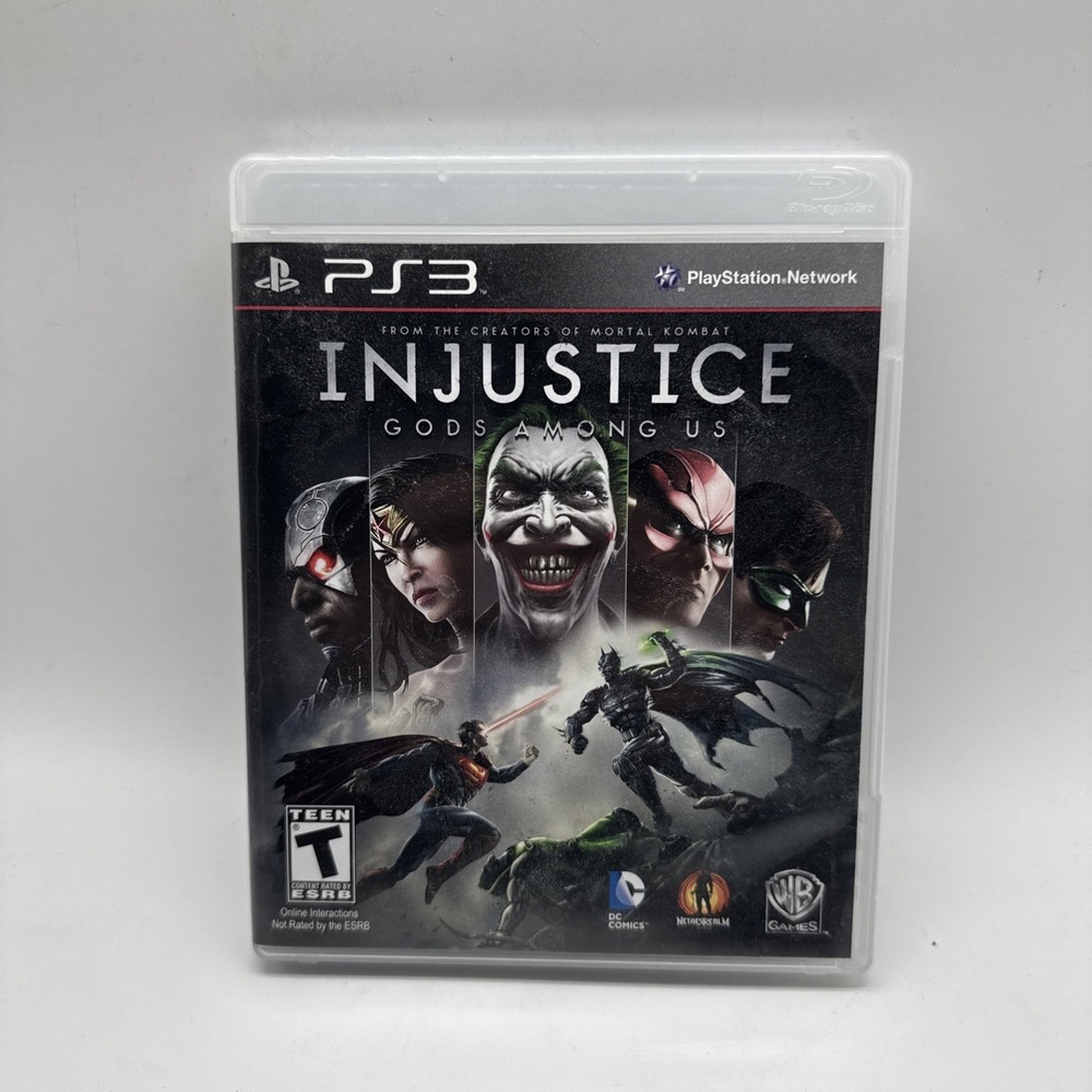 Injustice: Gods Among Us Sony PlayStation 3 PS3 2013 Fighting Game BLUS-31018